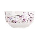 Biało-fioletowa porcelanowa miska na zupę 500 ml Louka – Orion