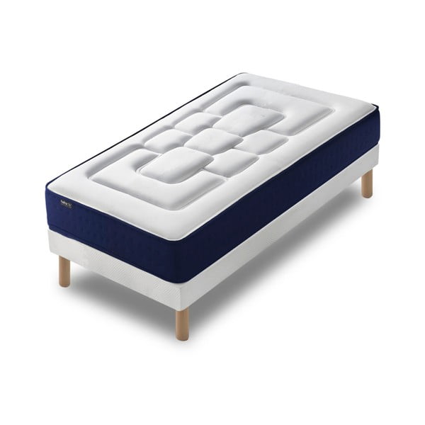 Łóżko 1-osobowe z materacem Bobochic Paris Velours, 90x190 cm