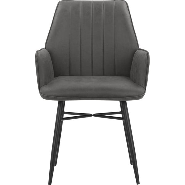 Antracytowe krzesła zestaw 2 szt. Anzo – Støraa-image-3