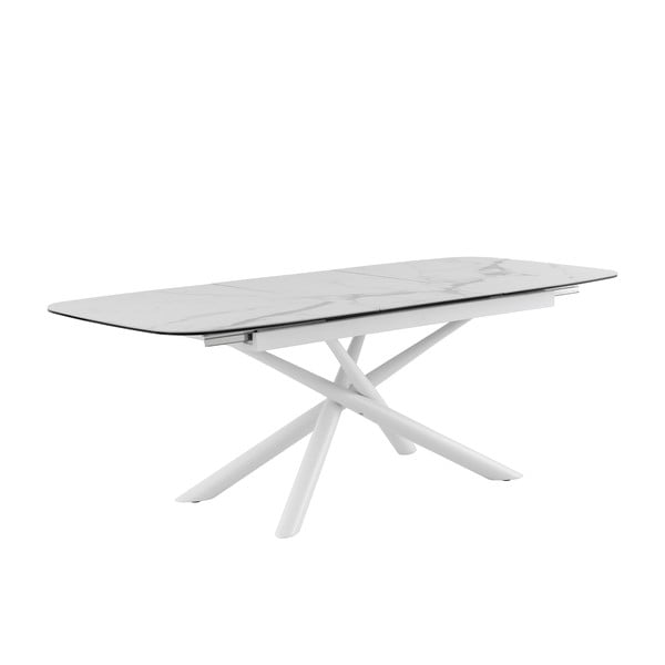 Biało-szary stół rozkładanysømcasa Ness, 160x95 cm-image-4