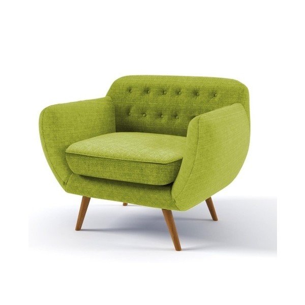 Zielony fotel Wintech Indigo