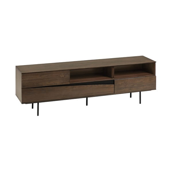 Szafka pod TV w dekorze drewna orzecha Kave Home Cutt-image-2