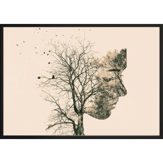 Plakat DecoKing Girl Silhouette Tree, 100x70 cm