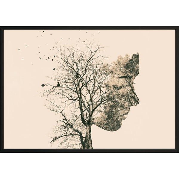 Plakat DecoKing Girl Silhouette Tree, 70x50 cm
