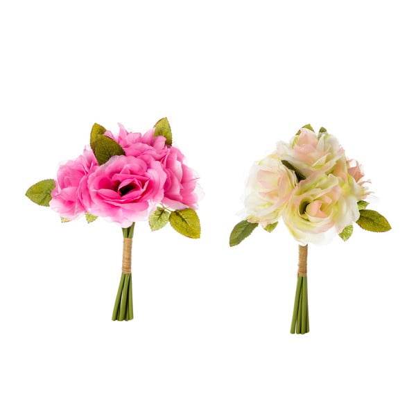 Zestaw 2 sztucznych kwiatów Unimasa Roz Bouquet