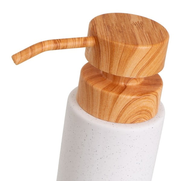 Biały zestaw akcesoriów łazienkowych ceramiczny – Casa Selección-image-1