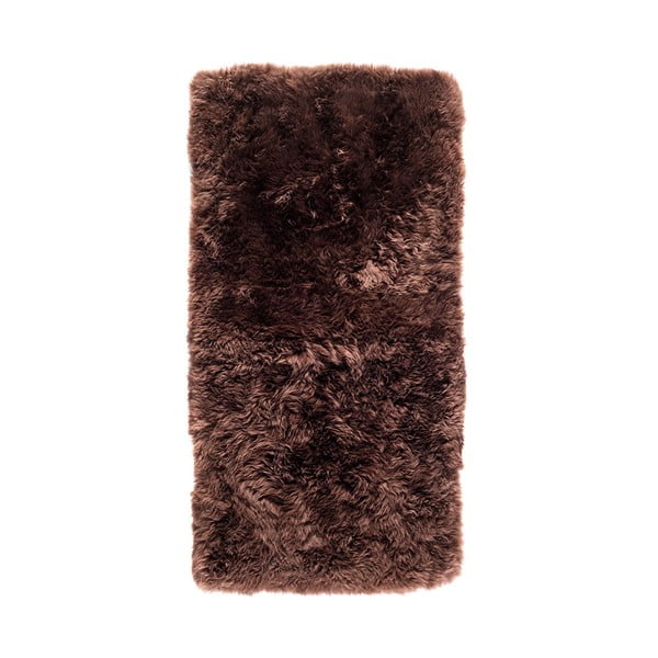Brązowy dywan z owczej skóry Royal Dream Zealand Natur, 70x140 cm