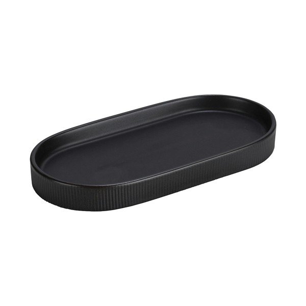 Czarny organizer łazienkowy ceramiczny Fablo – Wenko