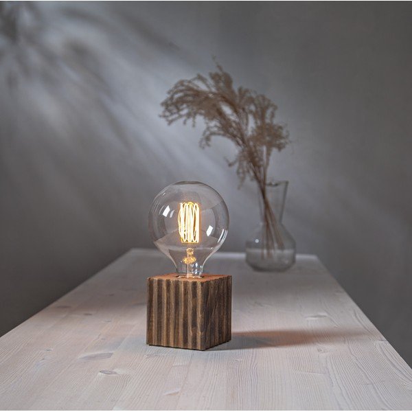 Brązowa podstawa lampy 10 cm Box – Star Trading-image-3