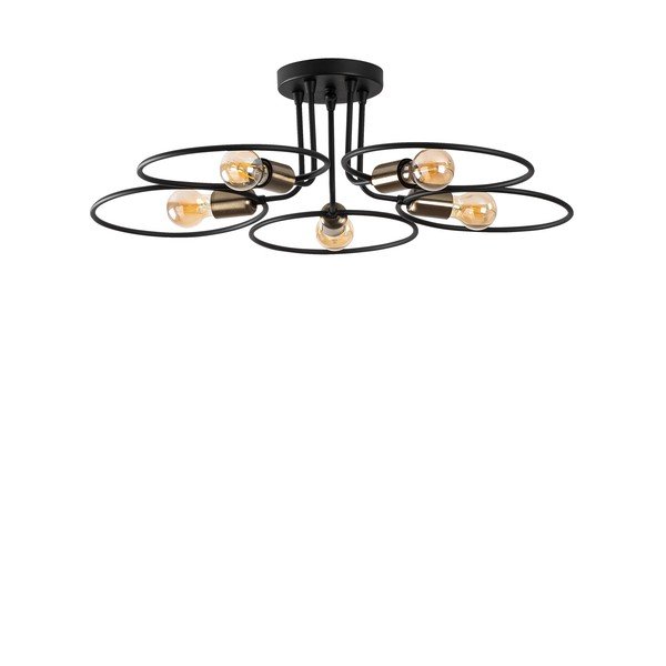 Czarna lampa sufitowa Circle – Opviq lights