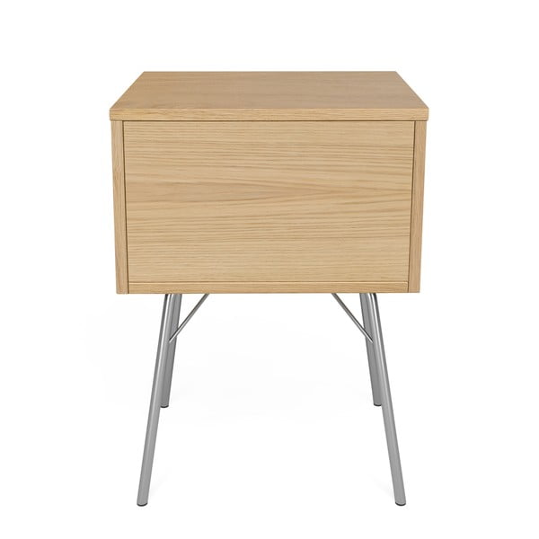 Naturalna szafka nocna w dekorze dębu Rayburn – Woodman-image-4