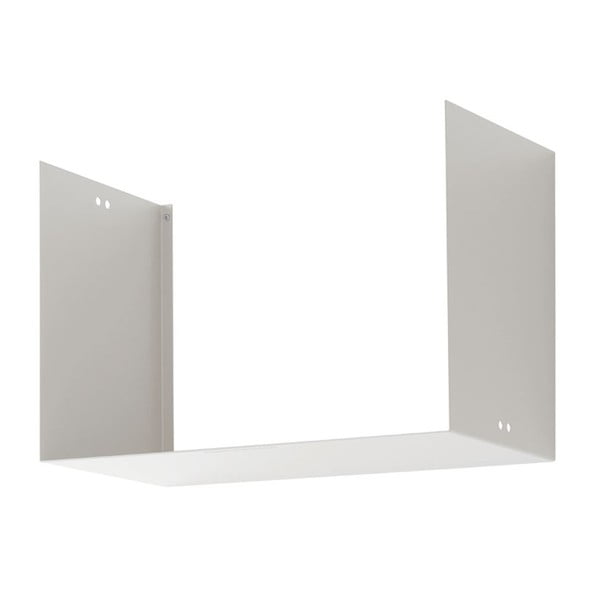 Biała metalowa półka ścienna Mi piace molto Geometric Medium