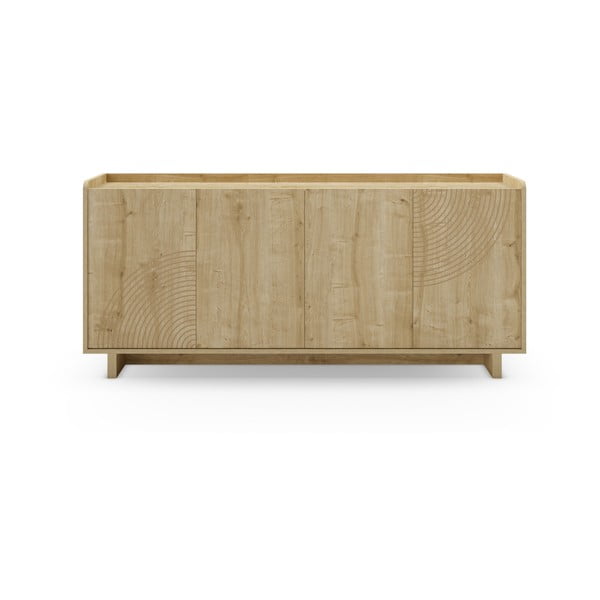 Komoda w dekorze dębu w naturalnym kolorze 180x80x40 cm Daira – Marckeric