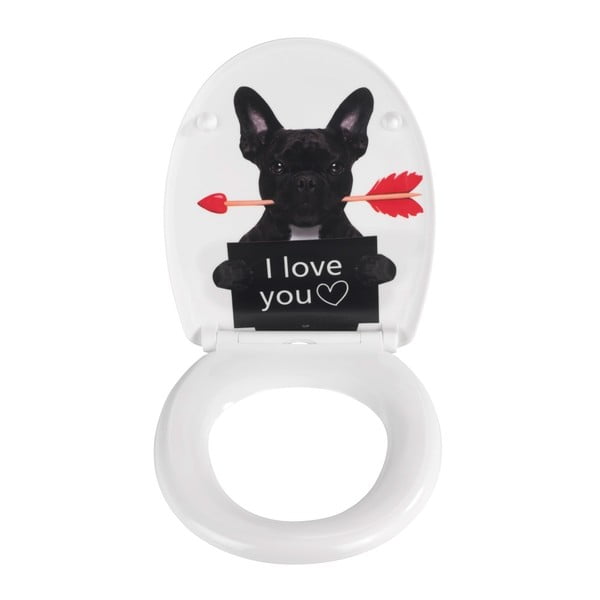 Deska sedesowa wolnoopadająca 37,5 x 41,5 cm Guilty Dog – Wenko-image-1