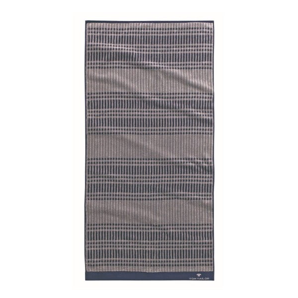Ręcznik Tom Tailor Code Light Grey, 90x200 cm