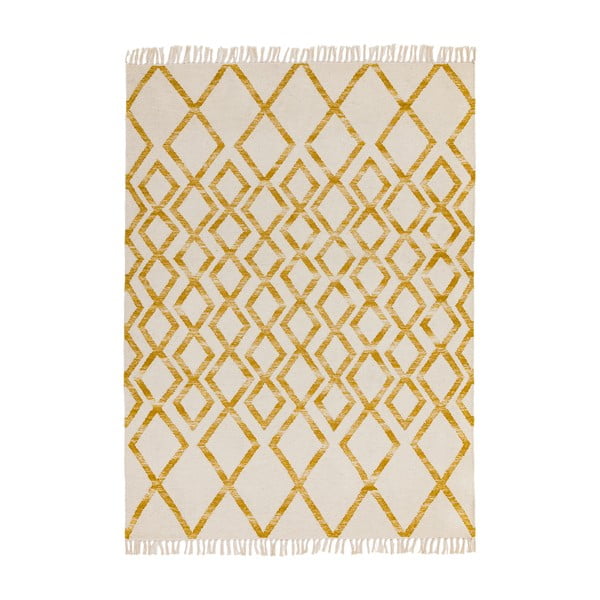 Beżowo-żółty dywan Asiatic Carpets Hackney Diamond, 120x170 cm