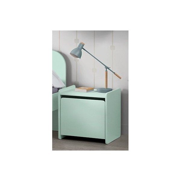 Miętowa szafka nocna Vipack Kiddy-image-1