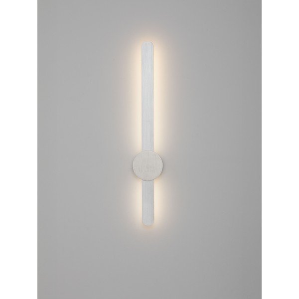 Aluminiowy kinkiet LED w kolorze matowego srebra Norei – Nova Luce-image-3