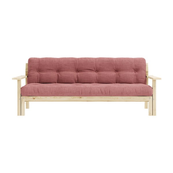 Różowa rozkładana sofa 218 cm Unwind – Karup Design