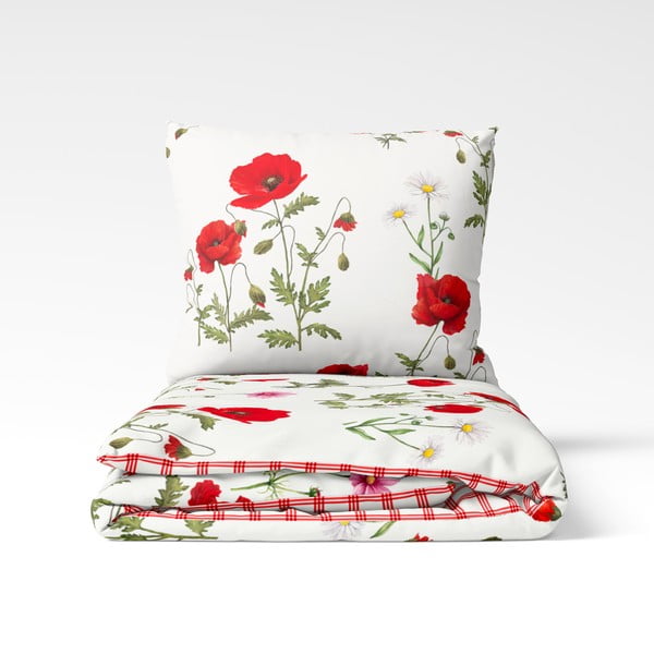 Bawełniana pościel dwuosobowa Bonami Selection Poppy, 200x200 cm-image-2