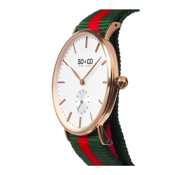 Zegarek męski Madison Stripe Red/Green-image-2