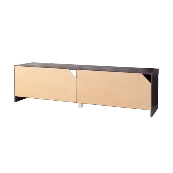 Brązowa szafka pod TV z litego drewna sosnowego 45x44 cm Cubrix – Støraa-image-2