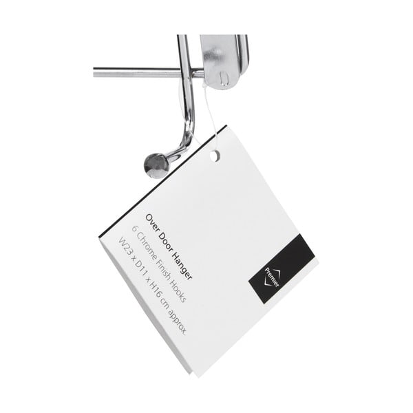 Metalowy wieszak na drzwi w kolorze srebra 11 cm Chrome – Premier Housewares-image-2