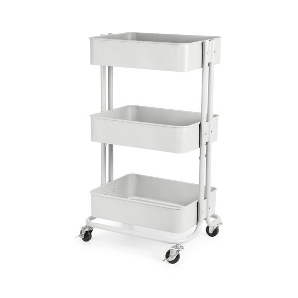 Metalowy barek na kółkach 36,5x43 cm Grena – Compactor