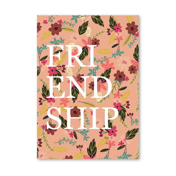 Plakat (projekt: Mia Charro) - Friendship