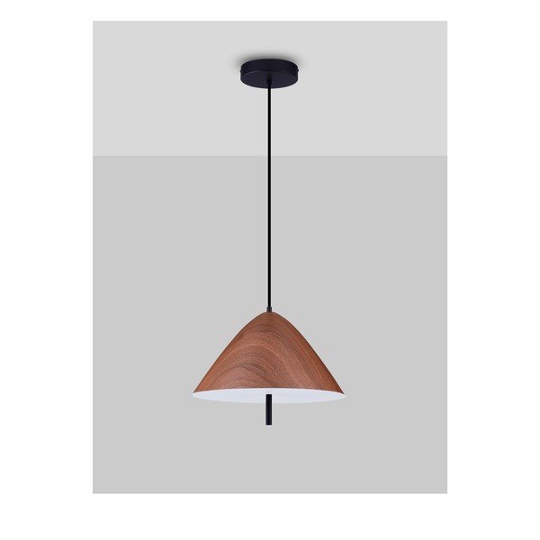 Metalowa lampa wisząca LED w naturalnym kolorze z metalowym kloszem ø 40 cm Oros – Nova Luce-image-1