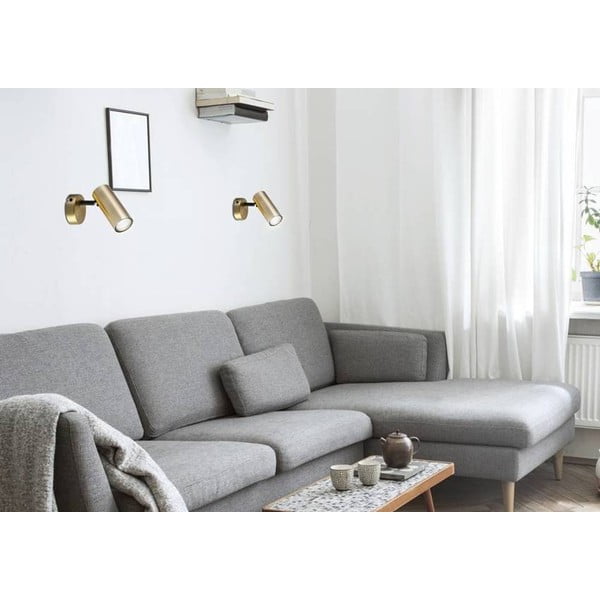 Metalowa lampa punktowa w kolorze złota 8x16 cm Colly – Candellux Lighting-image-3