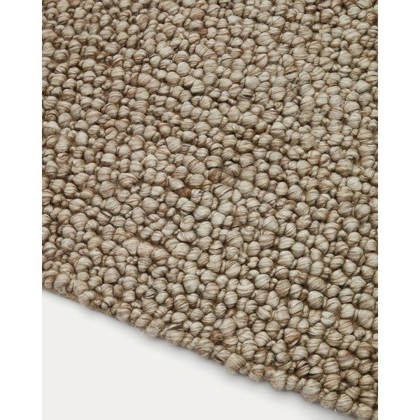 Beżowy dywan wełniany 200x300 cm Lubrin – Kave Home-image-3