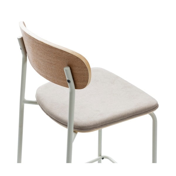 Beżowo-naturalne hokery zestaw 2 szt. (wys. siedziska 66 cm) Adriana – Marckeric-image-4