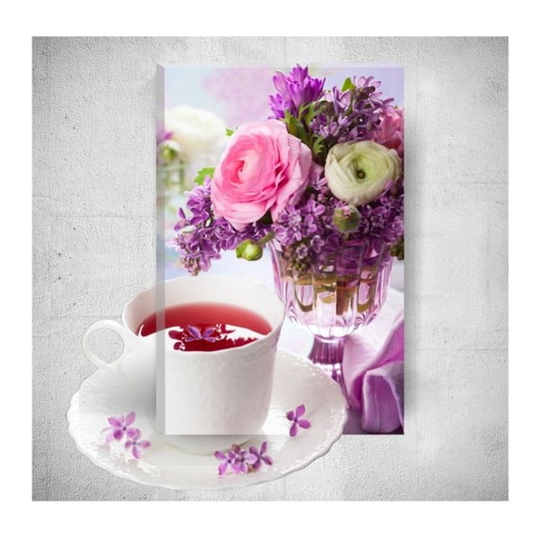 Obraz 3D Mosticx Romantic Tea Time, 40x60 cm