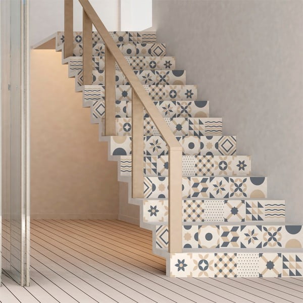 Zestaw 2 naklejek na schody Ambiance Stickers Stair Design, 15x105 cm