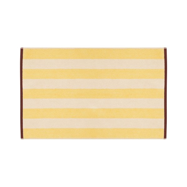 Żółty tekstylny dywanik łazienkowy 50x80 cm Gobo – noo.ma