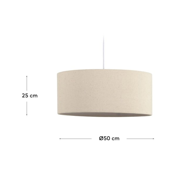 Kremowy abażur ø 50 cm Nazli – Kave Home-image-4