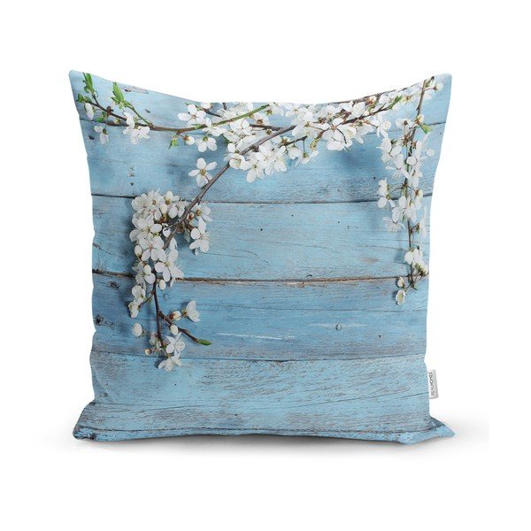 Zestaw 4 dekoracyjnych poszewek na poduszki Minimalist Cushion Covers Winter Flowers, 45x45 cm-image-3