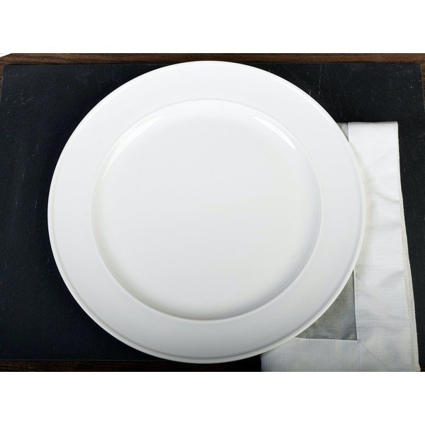 Biały porcelanowy talerz Mikasa Ridget, ø 29 cm-image-3