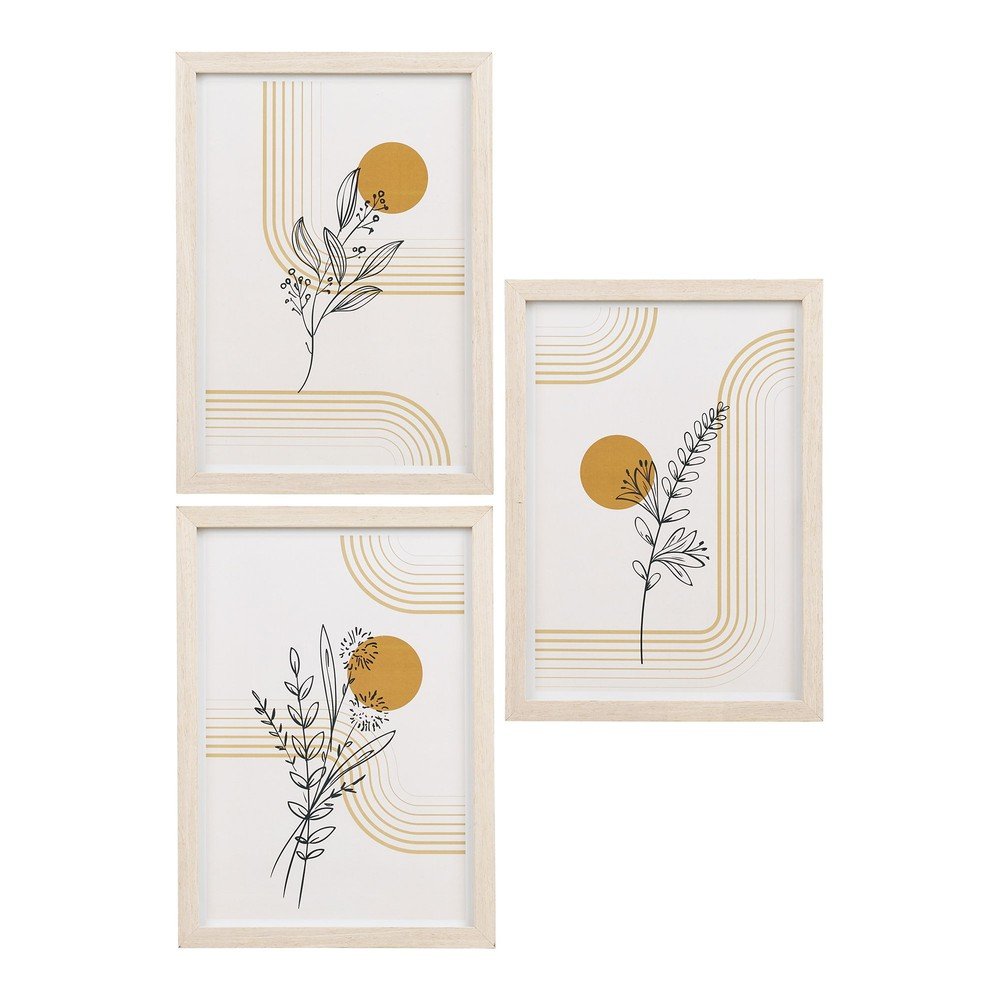 Ramki ścienne w jasnym naturalnym kolorze zestaw 3 szt. 21x30 cm Madison – House Nordic