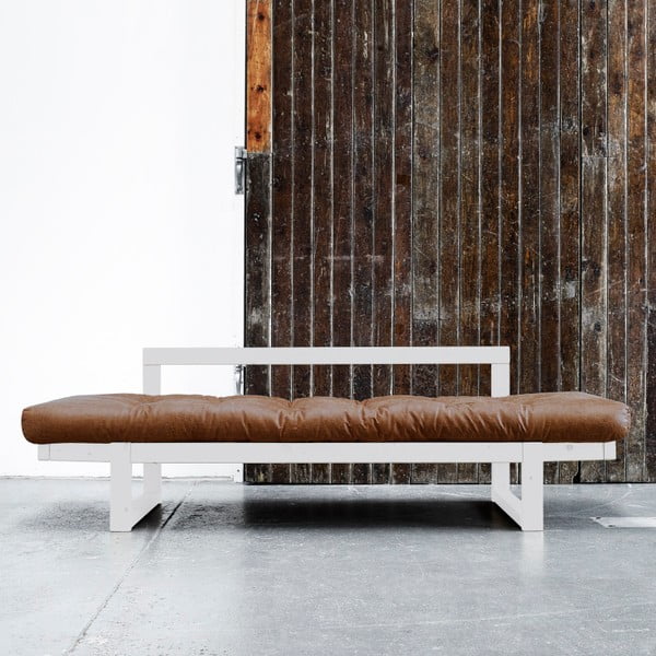 Sofa Karup Vintage Edge White/Choco-image-2