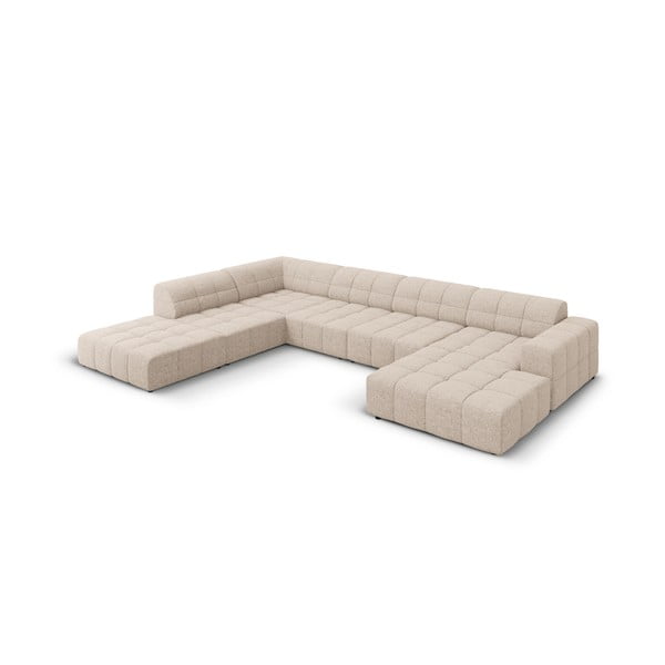 Beżowy narożnik (lewostronny/w kształcie litery U) Chicago – Cosmopolitan Design-image-3