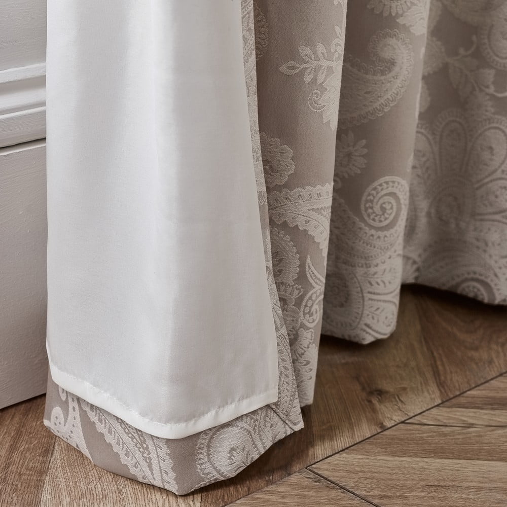 Beżowe zasłony żakardowe zestaw 2 szt. 168x229 cm Opulent Jacquard – Catherine Lansfield (zdjęcie 3)