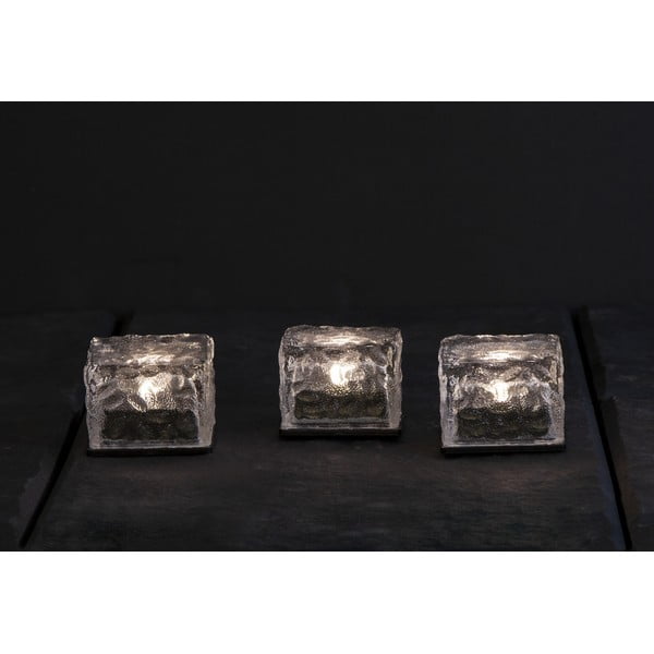 Zewnętrzne świeczki solarne LED zestaw 3 szt. (wysokość 5,5 cm) Icecube – Star Trading-image-2