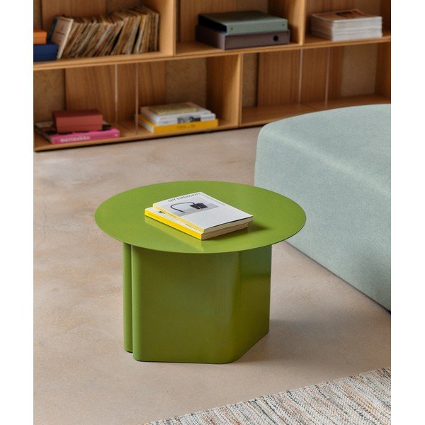 Metalowy okrągły stolik ø 55 cm Arvin – Kave Home-image-2