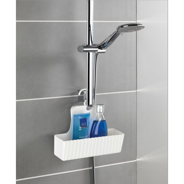 Biała wisząca półka łazienkowa Minas – Allstar-image-4