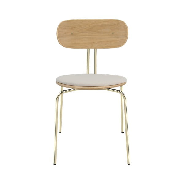 Krzesło w kolorze kremowo-złotym Curious – UMAGE-image-2
