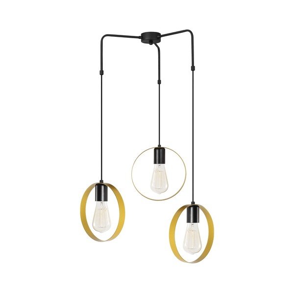 Czarna metalowa lampa wisząca Opviq lights Kosmos-image-4