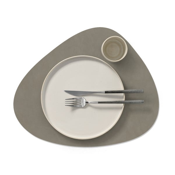 Mata stołowa ze skóry ekologicznej 37x44 cm Curve L Double Nupo – LIND DNA-image-4