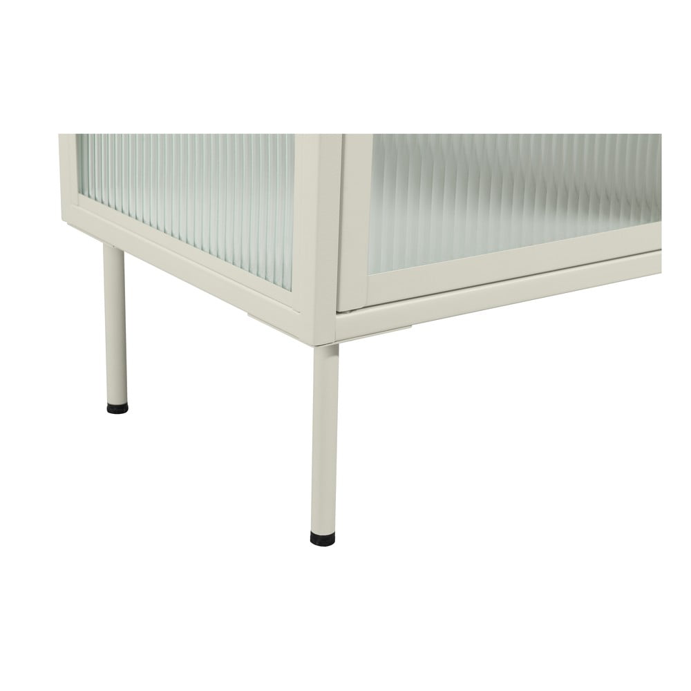 Kremowa metalowa witryna 130x75 cm Rosalie – Støraa (zdjęcie 6)